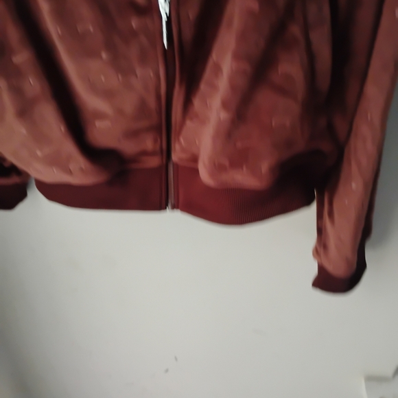 Nike Air Track Jacket Womens 1X Briown Velour Velvet Casual Full Zip DM9193-273. - Picture 7 of 9
